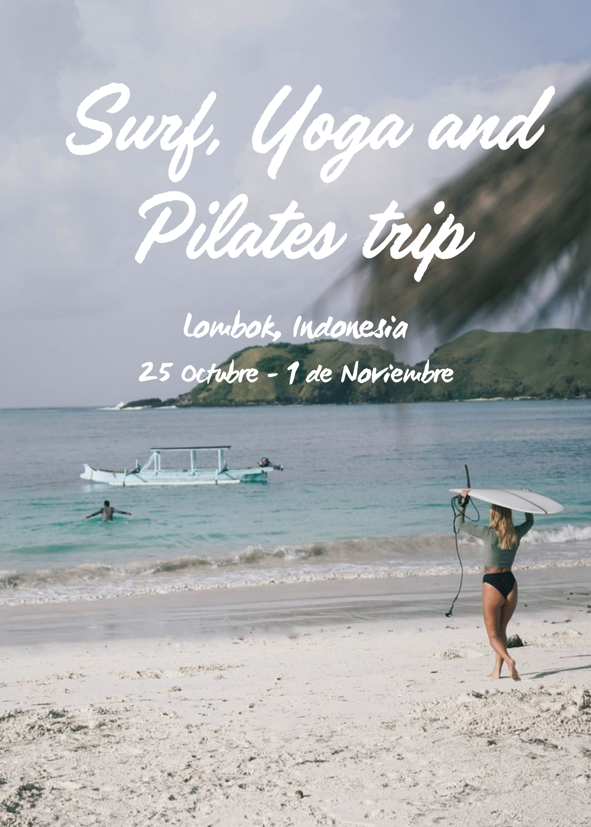 🌺 Retiro de Surf, Yoga y Pilates en Lombok, Indonesia