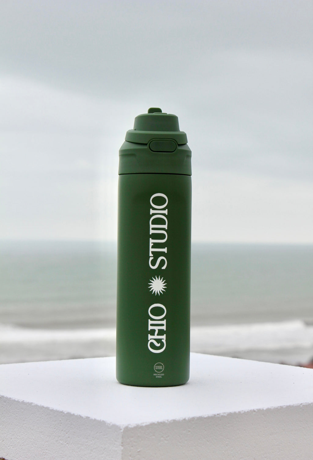 Chio recycled stainless steel thermal bottle