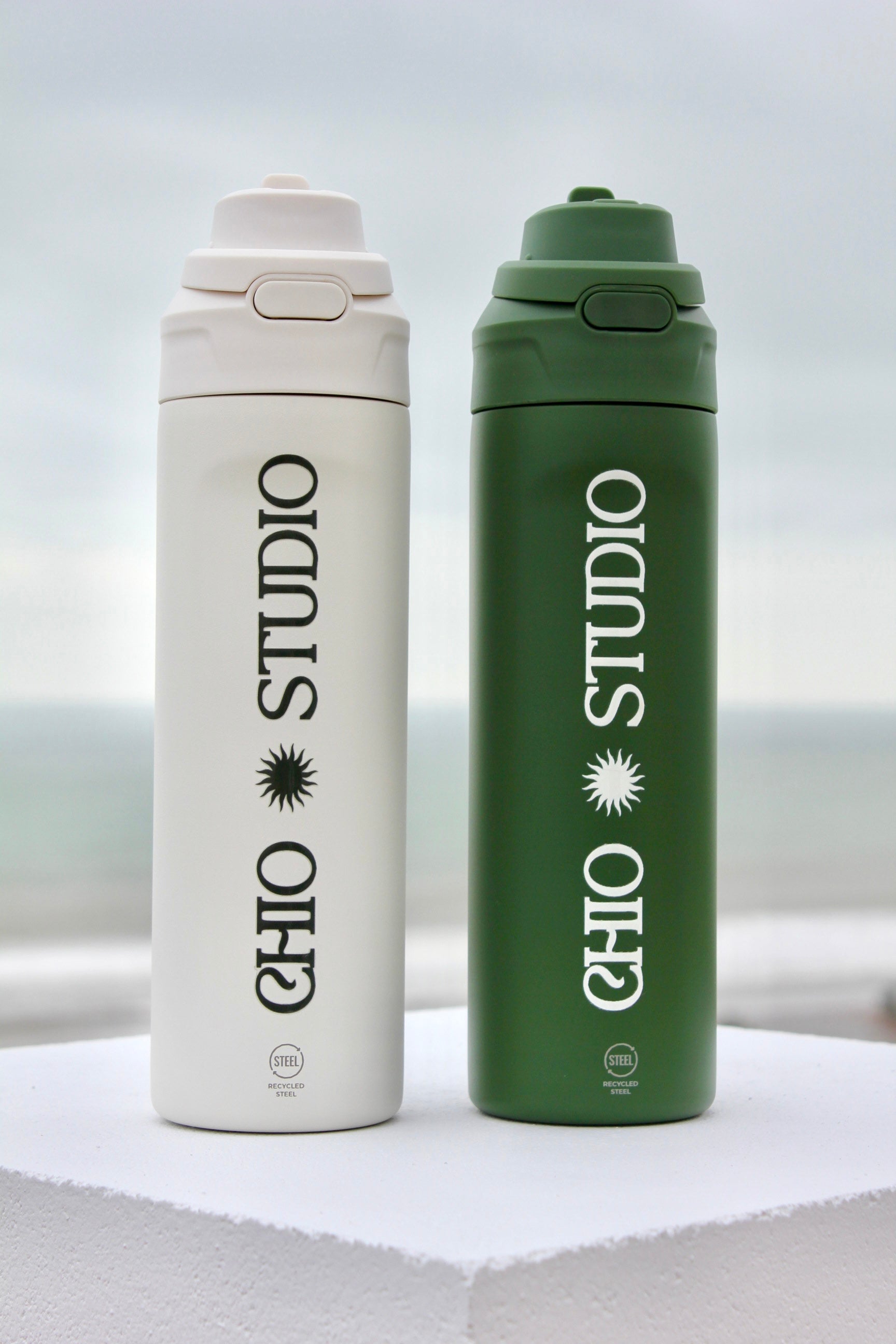 Chio recycled stainless steel thermal bottle