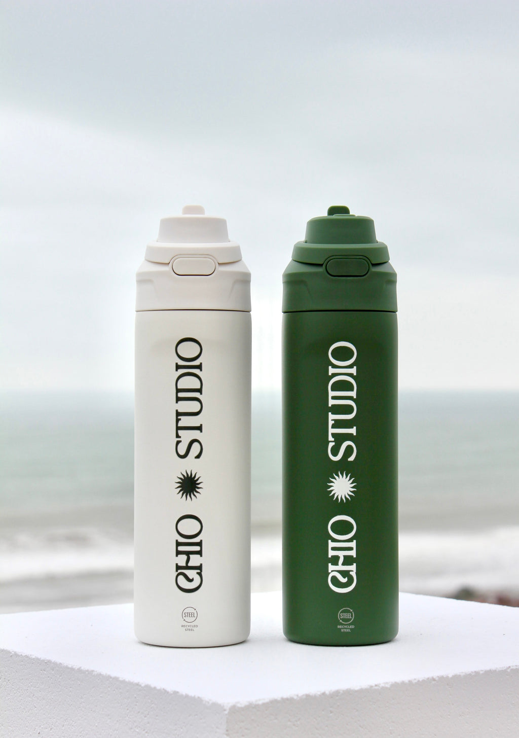 Chio recycled stainless steel thermal bottle