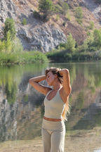 Salty Halter Top Sage