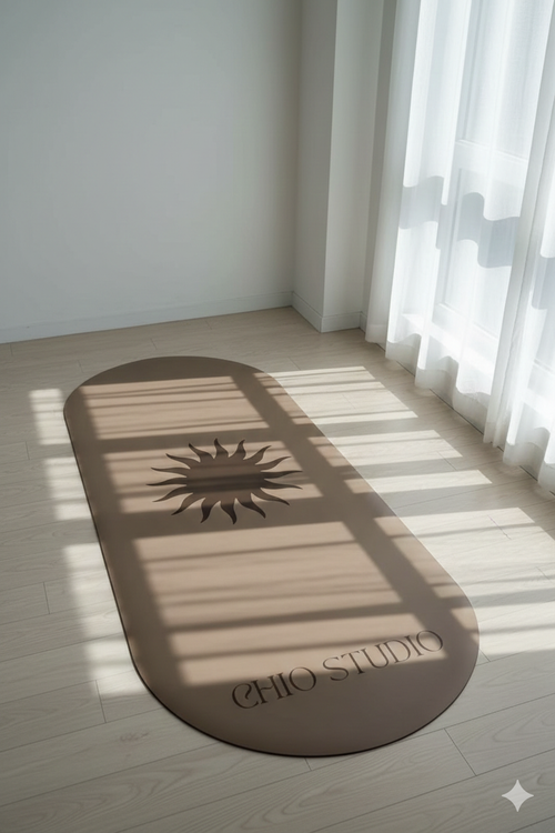 Alfombrilla redonda Soleil