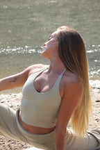 Salty Halter Top Sage
