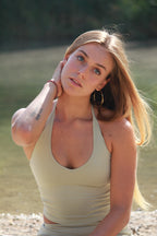 Salty Halter Top Sage