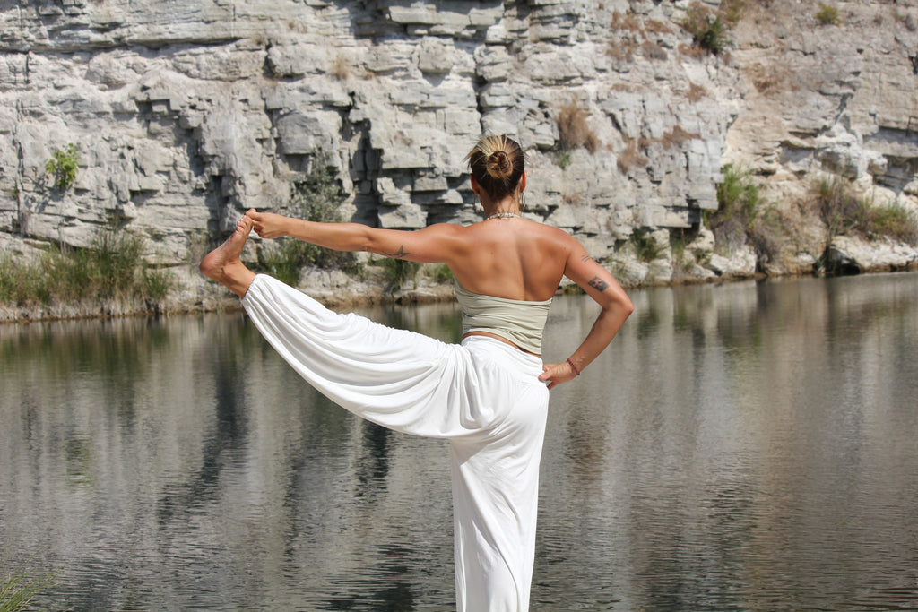 Harem Pants White